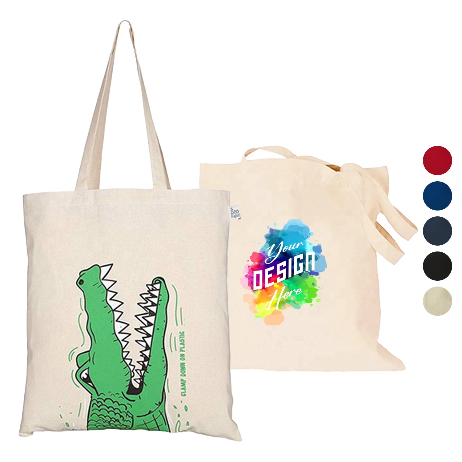 7 oz. Natural Cotton Canvas Tote